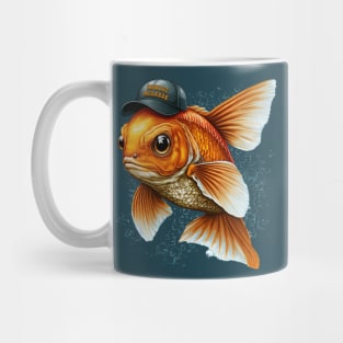 Steet Goldfish in Hat Nowruz Mobarak Mug